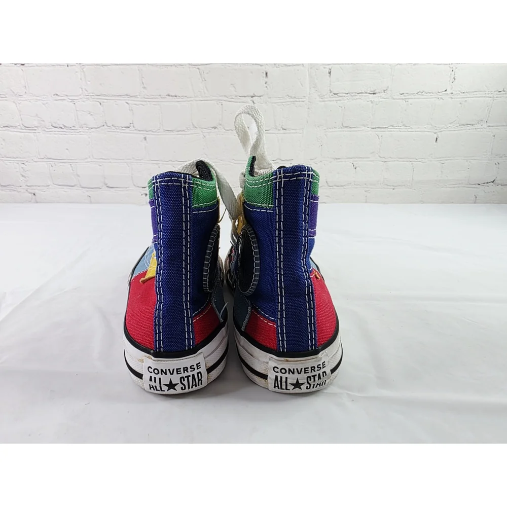 Converse Chuck Taylor All Star Hi Top Sneaker Colorful Patchwork Kids 13